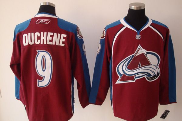 Avalanche #9 Matt Duchene Stitched Red NHL Jersey