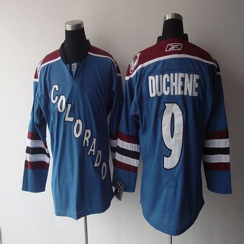 Avalanche #9 Matt Duchene Stitched Blue Third NHL Jersey
