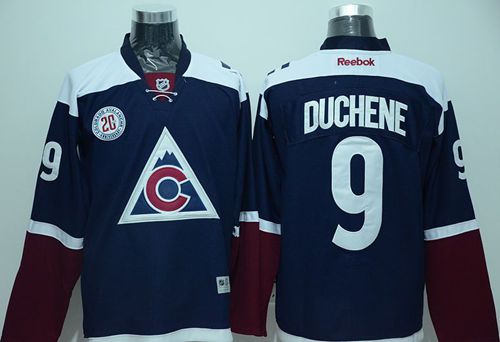 Avalanche #9 Matt Duchene Navy Blue Alternate Stitched NHL Jersey