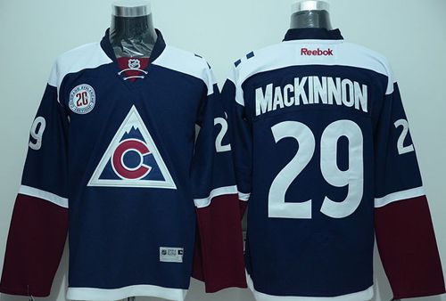 Avalanche #29 Nathan MacKinnon Navy Blue Alternate Stitched NHL Jersey