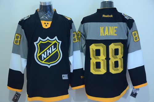 Blackhawks #88 Patrick Kane Black 2016 All Star Stitched NHL Jersey