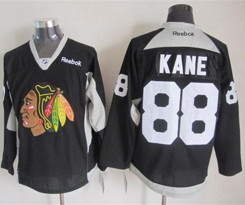 Blackhawks #88 Patrick Kane Black Practice Stitched NHL Jersey