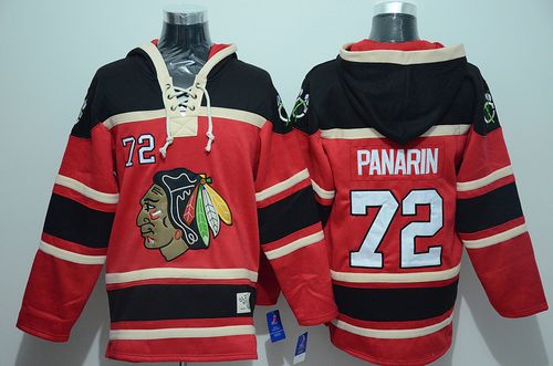 Blackhawks #72 Artemi Panarin Red Sawyer Hooded Sweatshirt Stitched NHL Jersey