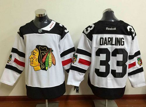 Blackhawks #33 Scott Darling White 2016 Stadium Series Stitched NHL Jersey