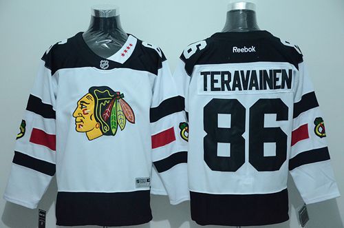 Blackhawks #86 Teuvo Teravainen White 2016 Stadium Series Stitched NHL Jersey