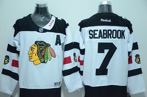 Blackhawks #7 Brent Seabrook White 2016 Stadium Series Stitched NHL Jersey