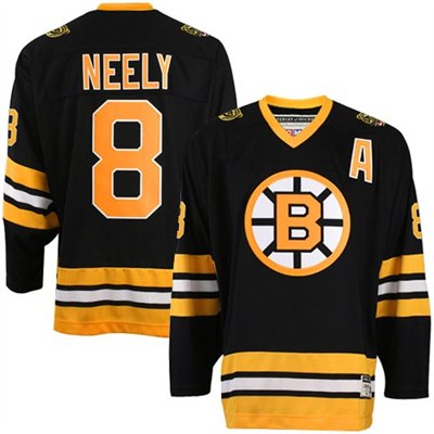 Bruins #8 Cam Neely Stitched Black NHL Jersey