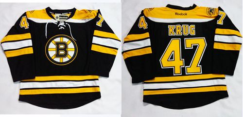 Bruins #47 Torey Krug Black Home Stitched NHL Jersey