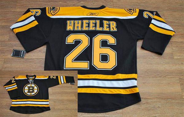 Bruins #26 Blake Wheeler Stitched Black NHL Jersey
