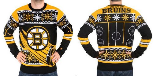 Boston Bruins Men's NHL Ugly Sweater 1