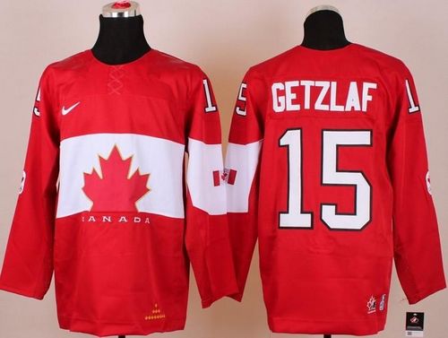 Olympic 2014 CA. #15 Ryan Getzlaf Red Stitched NHL Jersey