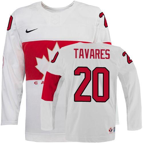 Olympic 2014 CA. #20 John Tavares White Stitched NHL Jersey