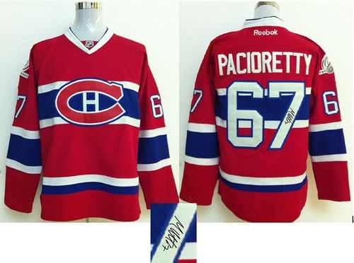 تسوق كيتو Wholesale Canadiens #67 Max Pacioretty Red Autographed Stitched ... تسوق كيتو