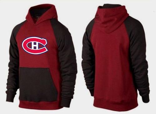 Montreal Canadiens Pullover Hoodie Burgundy Red & Black