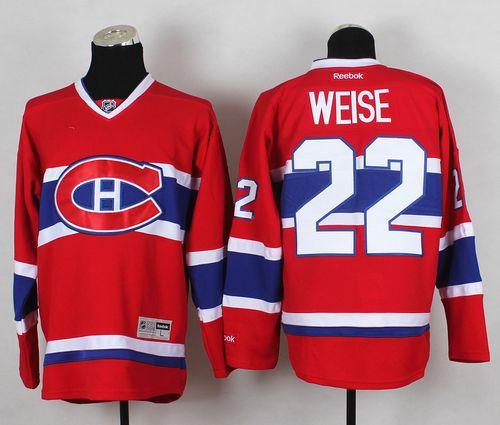 Canadiens #22 Dale Weise Red Home Stitched NHL Jersey