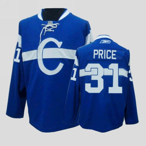 Canadiens #31 Carey Price Stitched Blue NHL Jersey