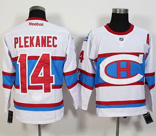 Canadiens #14 Tomas Plekanec White 2016 Winter Classic Stitched NHL Jersey