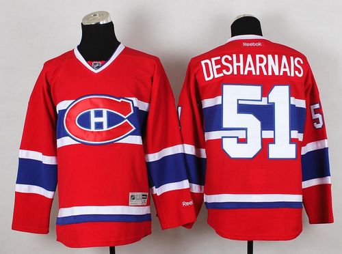 Canadiens #51 David Desharnais Red New CH Stitched NHL Jersey