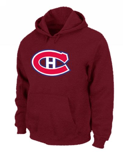 NHL Montreal Canadiens Big & Tall Logo Pullover Hoodie Red
