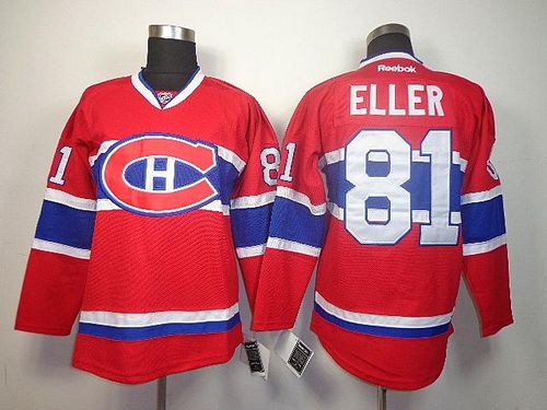 Canadiens #81 Lars Eller Red New CH Stitched NHL Jersey