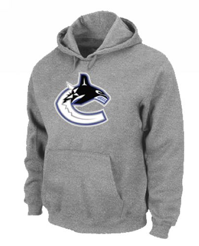 NHL Vancouver Canucks Big & Tall Logo Pullover Hoodie Grey