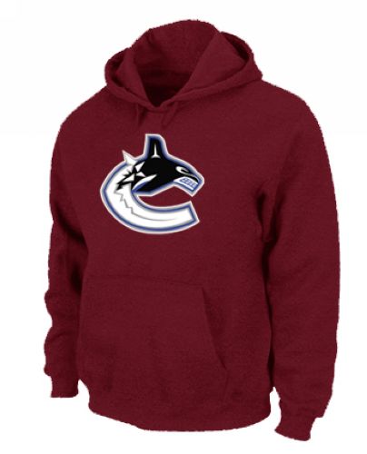 NHL Vancouver Canucks Big & Tall Logo Pullover Hoodie Red
