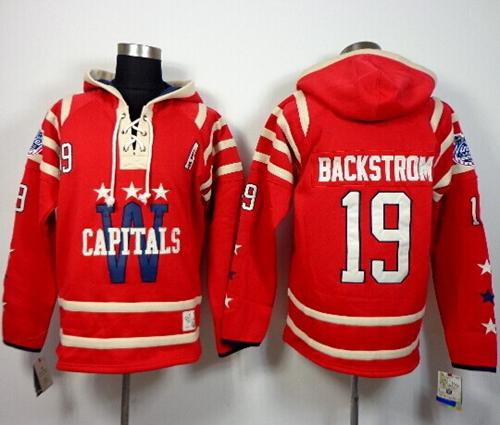 Capitals #19 Nicklas Backstrom Red 2011 Winter Classic Vintage Stitched NHL Jersey