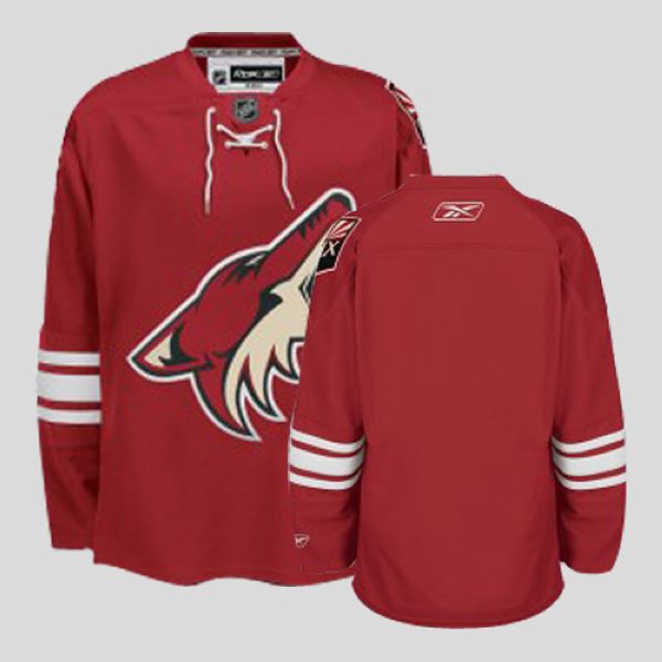 Coyotes Blank Stitched Red NHL Jersey