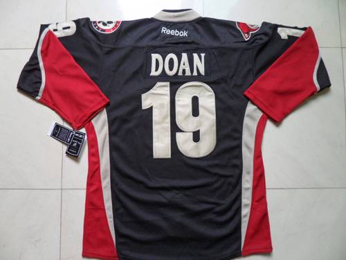 Coyotes #19 Shane Doan Black Third Stitched NHL Jersey