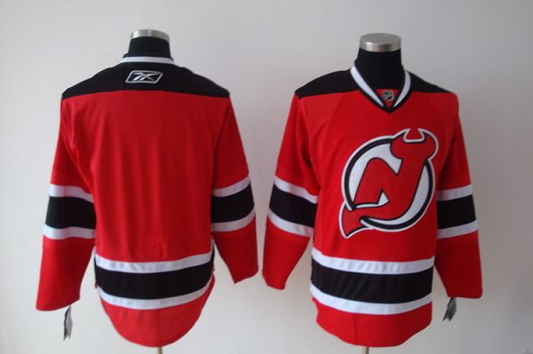 Devils Blank Stitched Red NHL Jersey