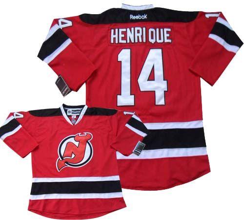 Devils #14 Adam Henrique Red Stitched NHL Jersey