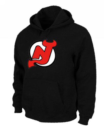 NHL New Jersey Devils Big & Tall Logo Pullover Hoodie Black