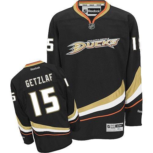 Ducks #15 Ryan Getzlaf Stitched Black NHL Jersey