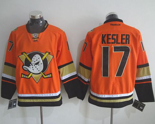 Ducks #17 Ryan Kesler Orange Alternate Stitched NHL Jersey