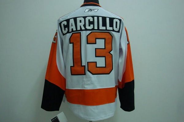 Flyers #13 Daniel Carcillo Stitched Winter Classic White NHL Jersey