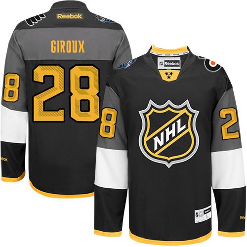 Flyers #28 Claude Giroux Black 2016 All Star Stitched NHL Jersey