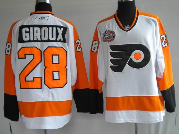 Flyers #28 Claude Giroux Stitched Winter Classic White NHL Jersey