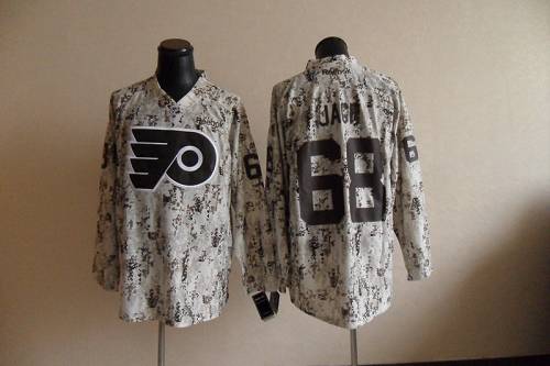 Flyers #68 Jaromir Jagr Camouflage Stitched NHL Jersey