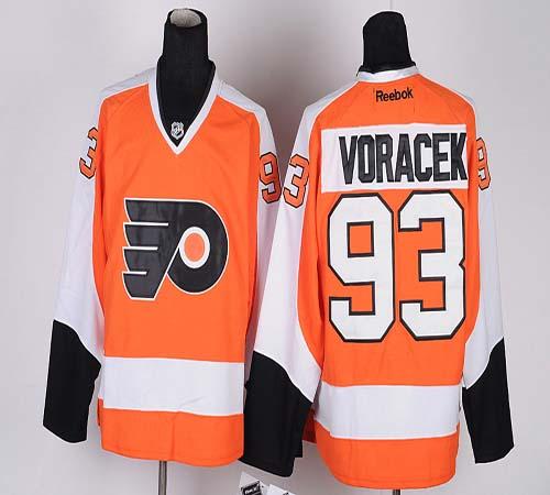 Flyers #93 Jakub Voracek Orange Stitched NHL Jersey