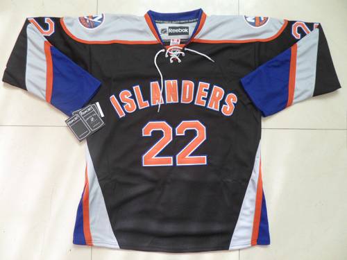 Islanders #22 Mike Bossy Black Third Stitched NHL Jersey