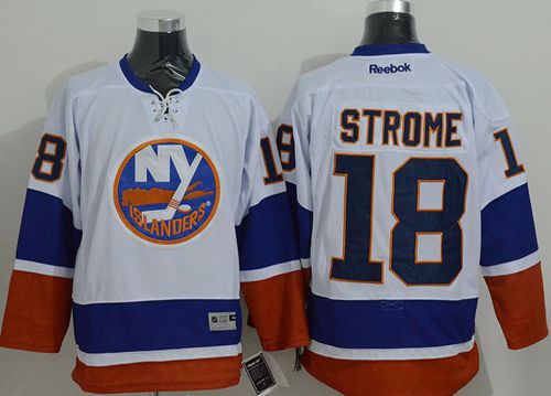 Islanders #18 Ryan Strome White Stitched NHL Jersey