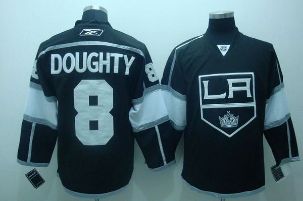 Kings #8 Drew Doughty Black Home Stitched NHL Jersey