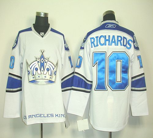 Kings #10 Mike Richards White Third Stitched NHL Jersey