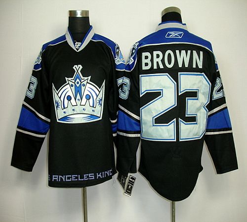 Kings #23 Dustin Brown Black Third Stitched NHL Jersey