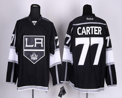 Kings #77 Jeff Carter Black Home Stitched NHL Jersey
