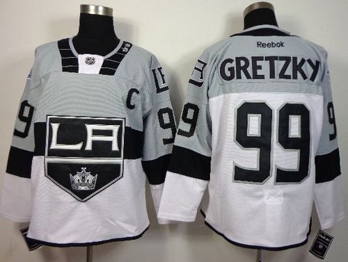 Kings #99 Wayne Gretzky White/Grey 2015 Stadium Series Stitched NHL Jersey
