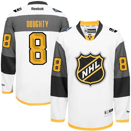 Kings #8 Drew Doughty White 2016 All Star Stitched NHL Jersey