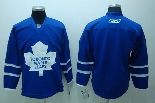 Maple Leafs Blank Stitched Blue NHL Jersey