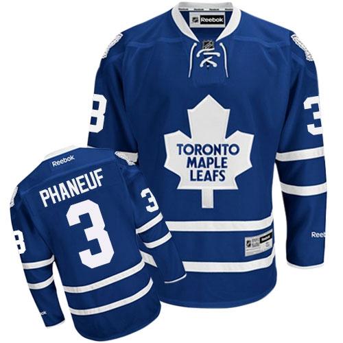 Maple Leafs #3 Dion Phaneuf Blue Stitched NHL Jersey