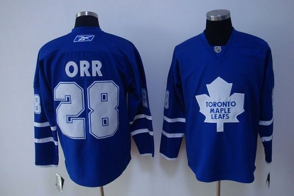 Maple Leafs #28 Colton Orr Stitched Blue NHL Jersey